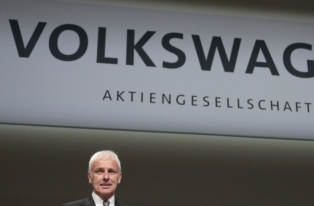 VW-Konzernchef Matthias Müller. Foto: AP