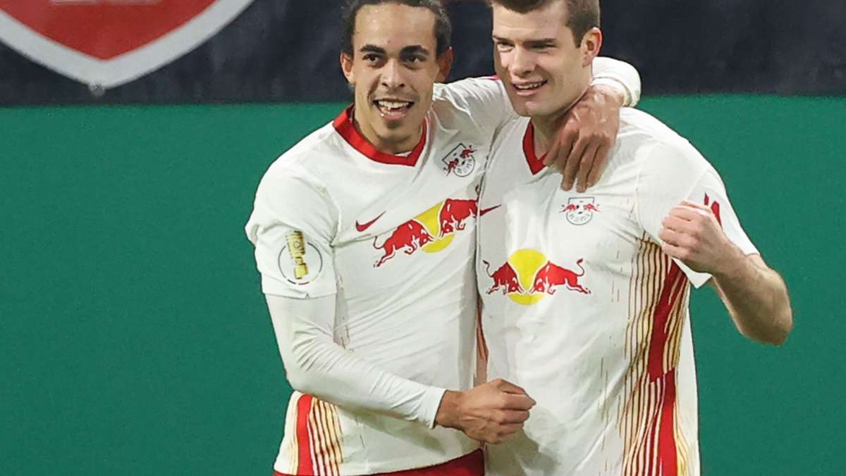 DFB-Pokal: Leipzig im Halbfinale - Poulsen und Hwang treffen gegen Wolfsburg
