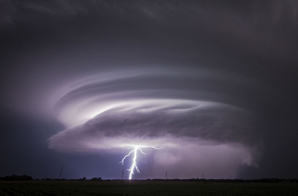 Ein Blitzschlag hat einen Mann in Schwerin unter der Dusche verletzt. Foto: The Wichita Eagle/AP