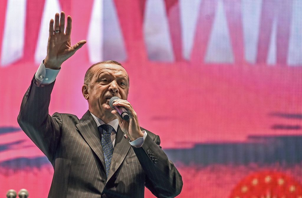 Präsident Recep Tayyip Erdogan wird voraussichtlich Ende September nach Deutschland kommen. Foto: AFP