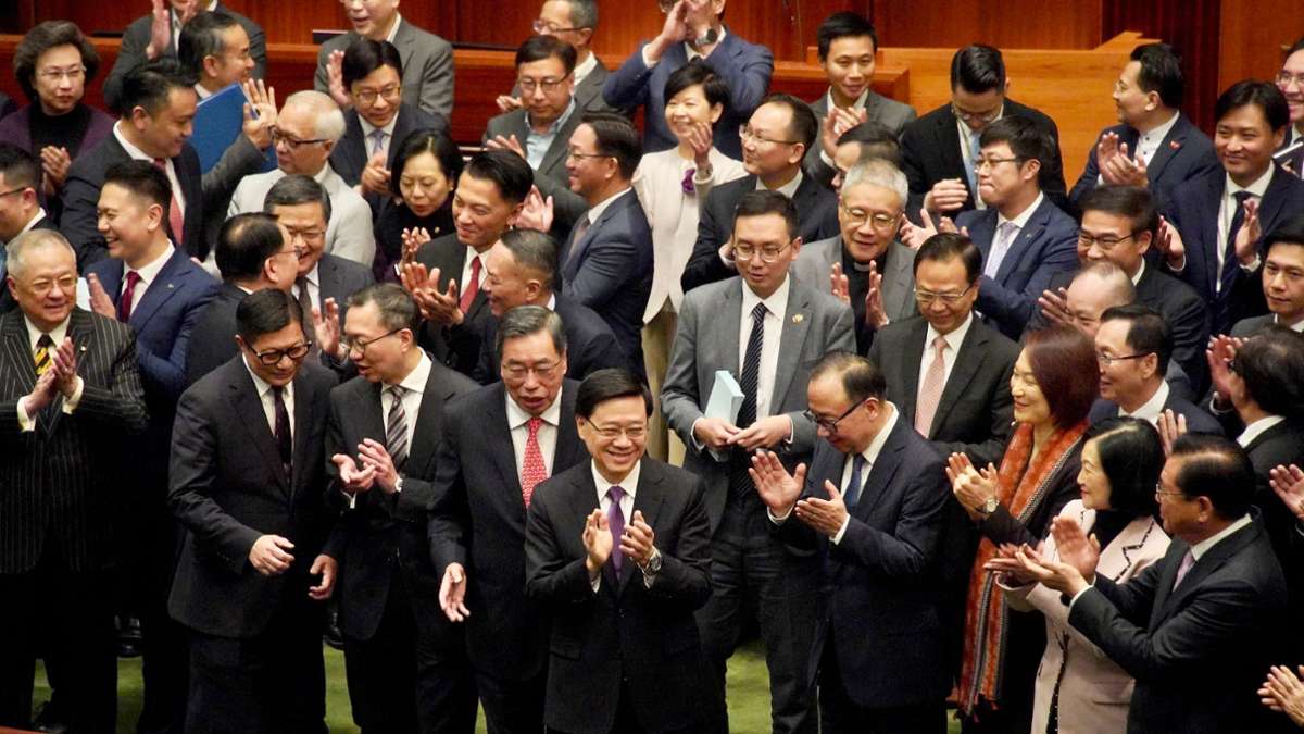 Regierung: Kritik an Sicherheitsgesetz für Hongkong