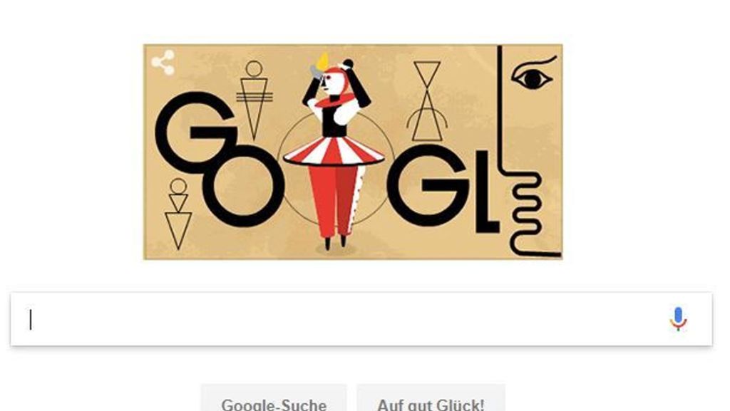 Geburtstag von Oskar Schlemmer: Was das Google Doodle mit Stuttgart zu tun hat