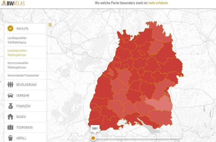 BW Atlas: So haben Sie Baden-Württemberg noch nie gesehen