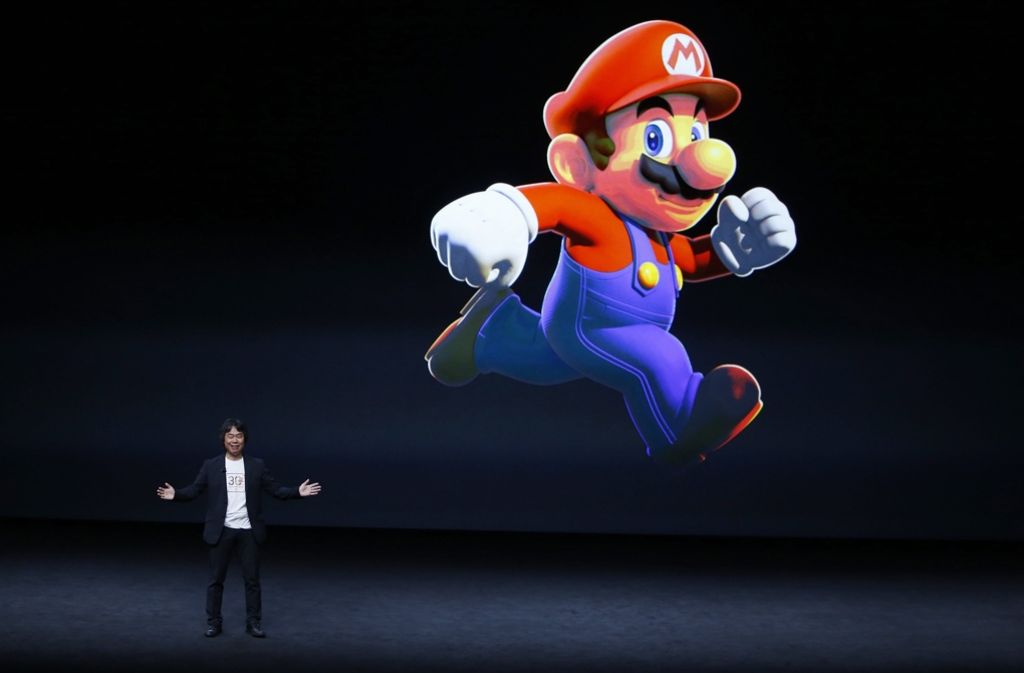Nintendo-Chef Shigeru Miyamoto stellte das neue Spiel für das iPhone vor, das demnächst im App-Store erscheinen wird. Gespielt werden kann es mit einer Hand.