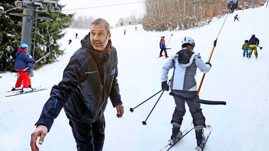 Wintersport auf der Alb: Von wegen schleppendes Geschäft