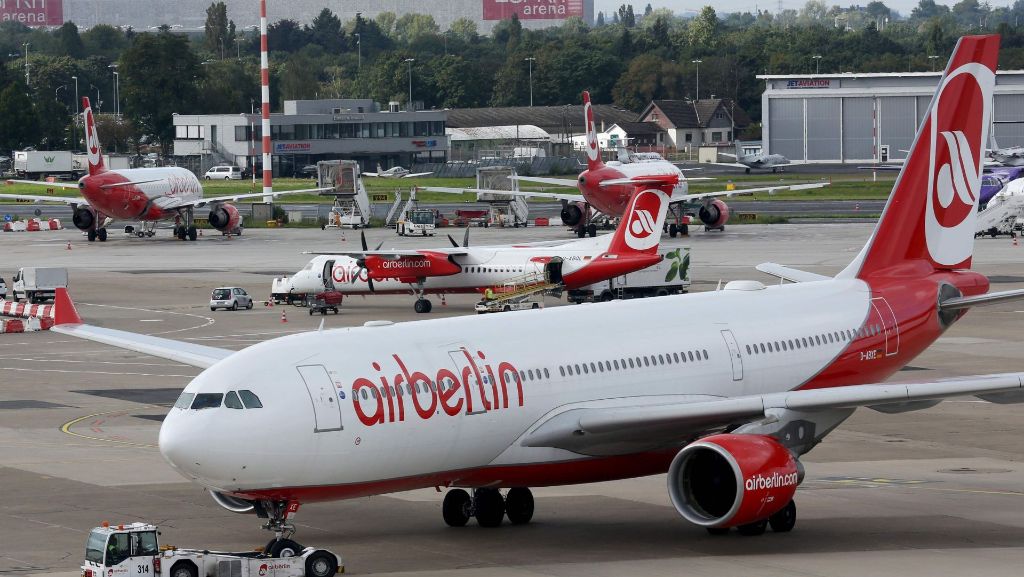 Air Berlin: 34 Flüge fallen am Flughafen Stuttgart aus