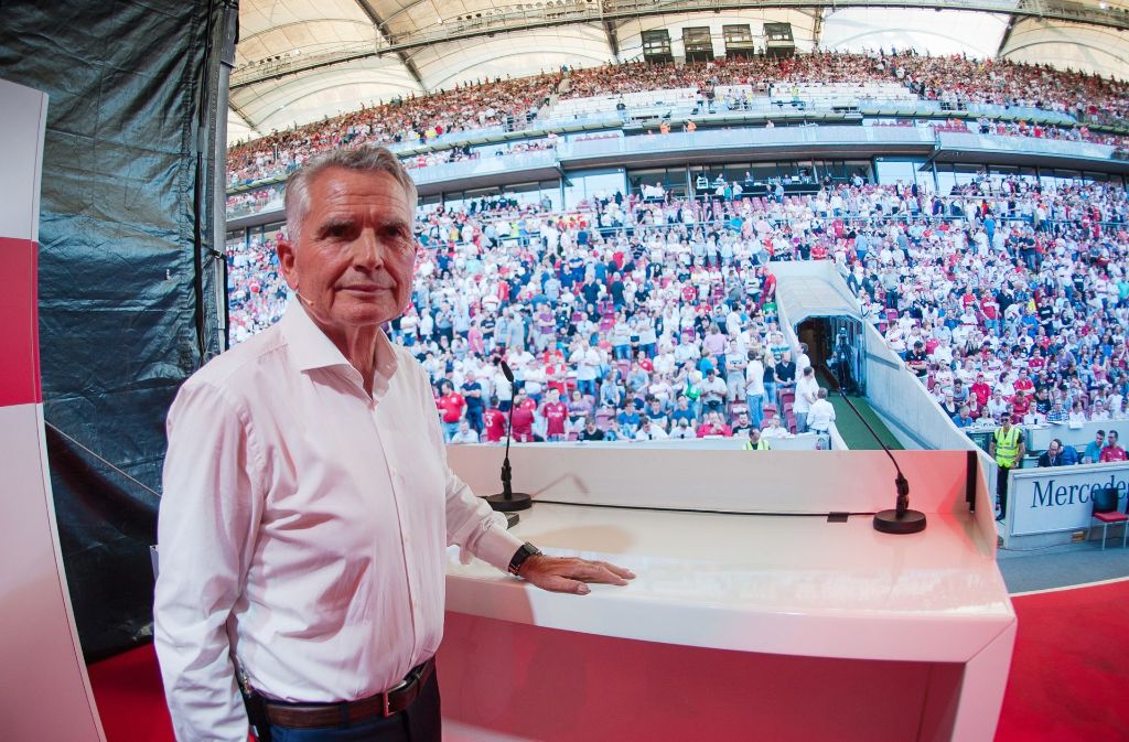 VfB-Präsident Wolfgang Dietrich baut sich ein schwäbisches Netzwerk auf. Foto: dpa