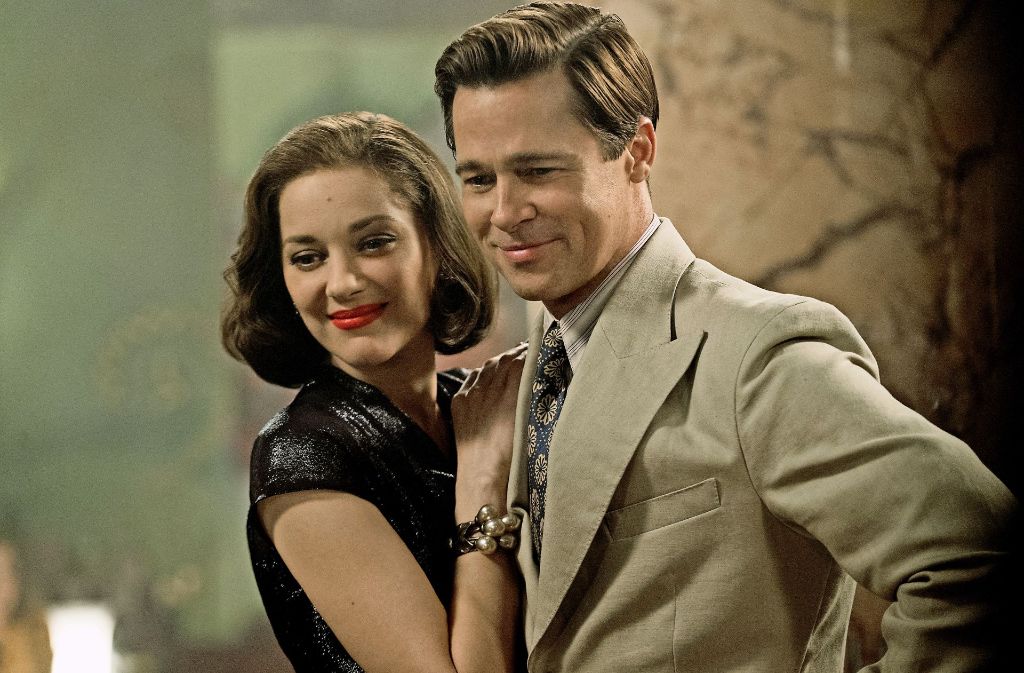Marion Cotillard und Brad Pitt als Agentenpaar im Kampf gegen die Nazis. Foto: Verleih