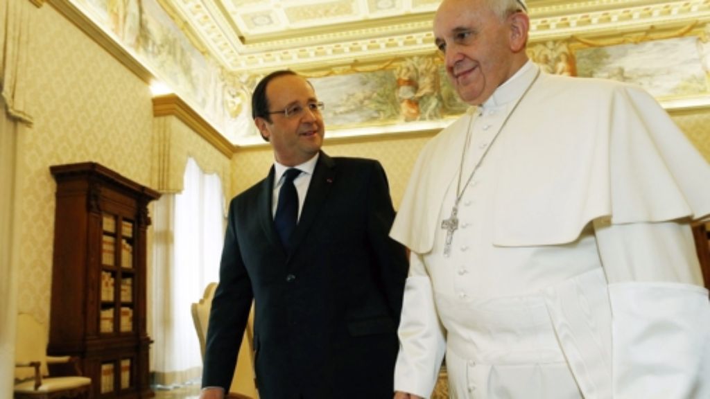 Hollande beim Papst: Der Zeitpunkt könnte heikler nicht sein