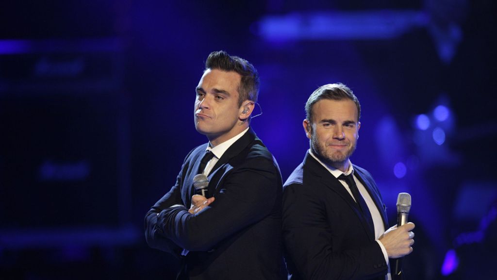 Take-That-Kumpels: Gary Barlow und Robbie Williams singen Online-Duett