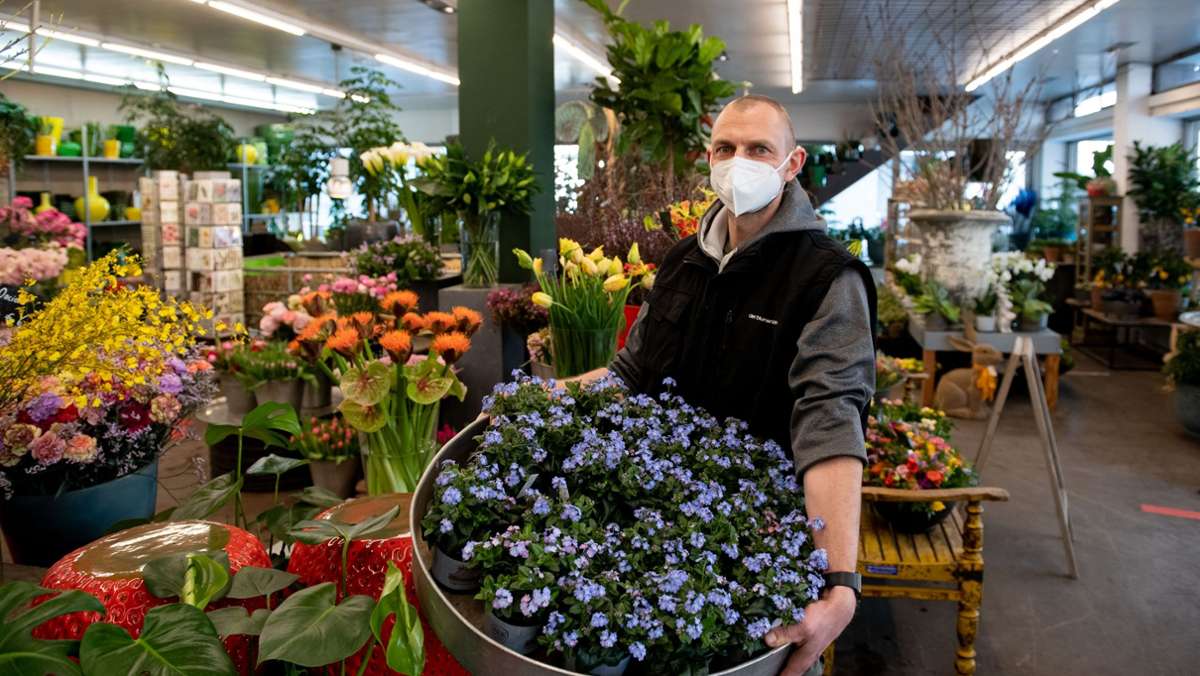 Lockdown-Ende  für Stuttgarter Blumengeschäfte: Floristen blühen auf