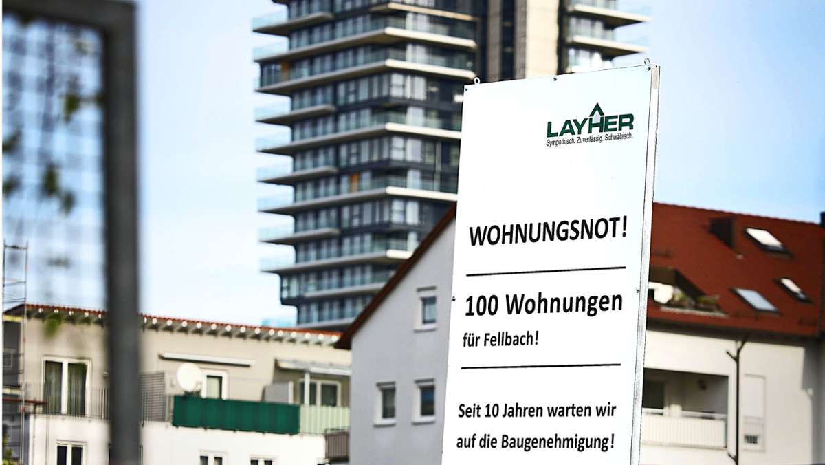 Streit um Fellbacher Wohnbauprojekt: Wohnungsnot als Druckmittel