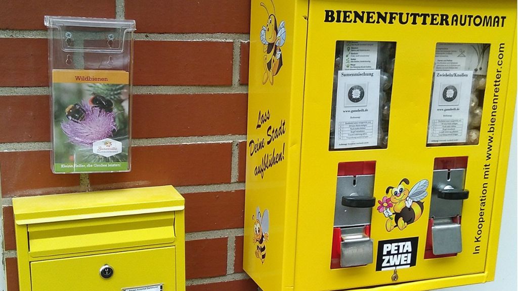 Dortmund: Bienenfutter aus dem Kaugummiautomaten