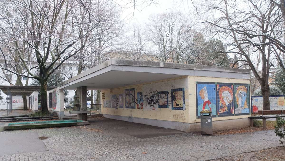 Kurpark Bad Cannstatt: Begrünung soll gegen Graffitis Abhilfe schaffen