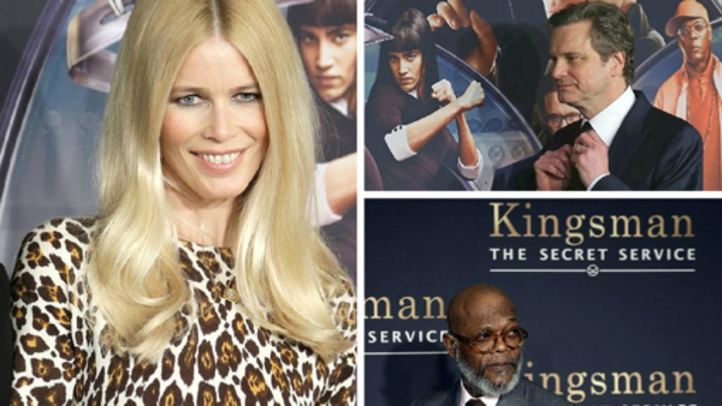  Der neue Kinohit Kingsman: The Secret Service tourt derzeit um die Welt war nun zur Premiere in New York zu Gast. Mit dabei auch Claudia Schiffer, eine der Produzentinnen des Films. 