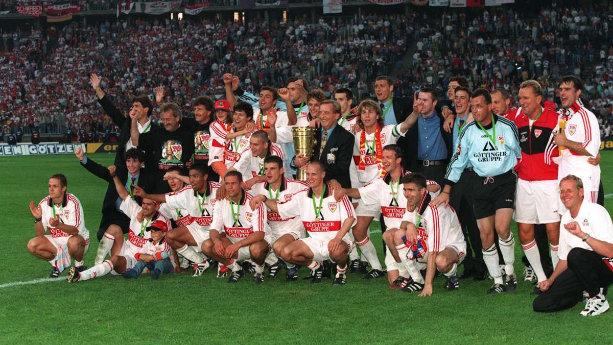 DFB-Pokal-Sieg des VfB Stuttgart vor 25 Jahren: Diese 14 Spieler kamen im Finale  zum Einsatz