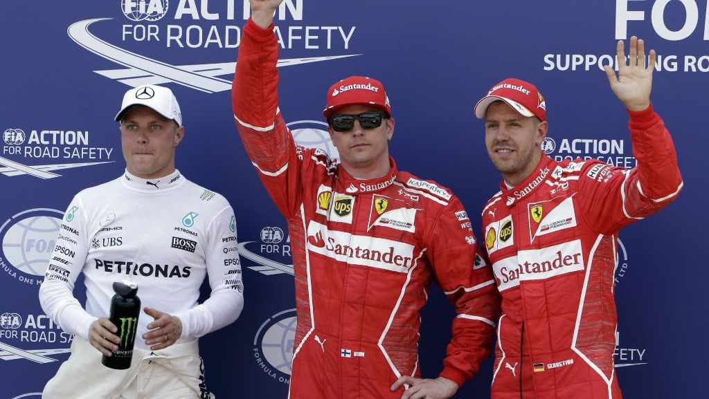 Formel 1 in Monaco: Kimi Räikkönen holt Pole vor Sebastian Vettel