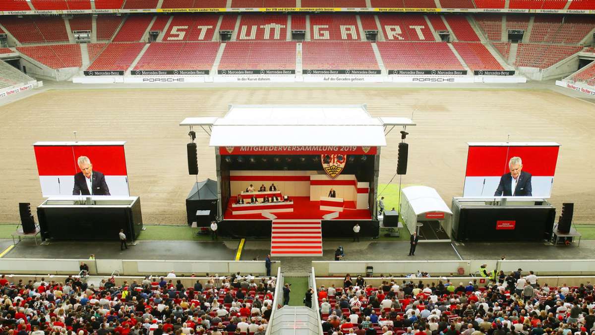 Mitgliederversammlung des Bundesligisten: Warum der VfB Stuttgart mit 5000 Teilnehmern plant