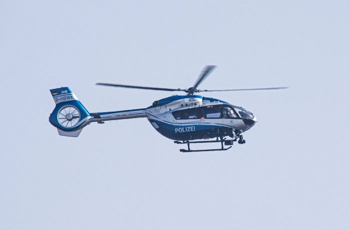 Leonberg: Mann blendet Hubschrauber-Piloten