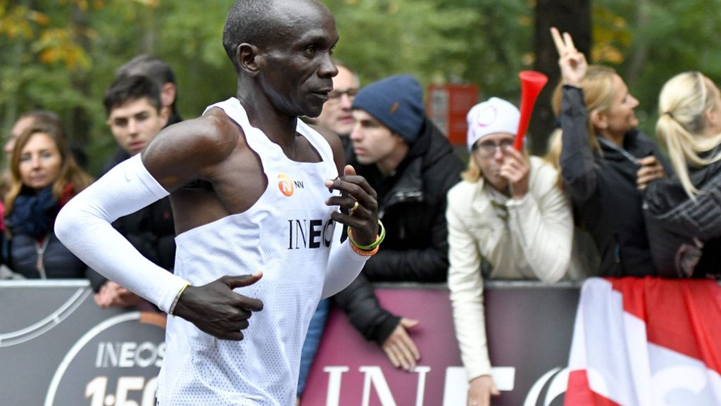 Weltpremiere in Wien: Eliud Kipchoge läuft  Marathon unter zwei Stunden