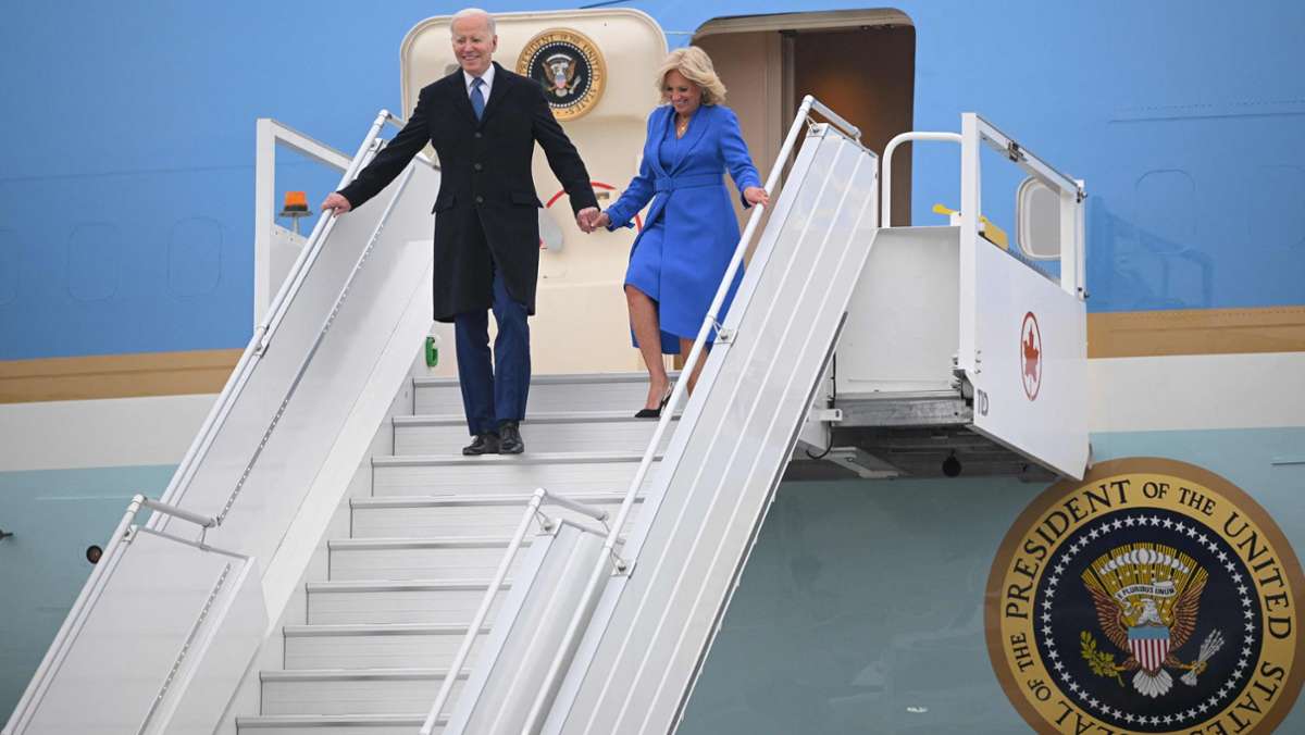 Erster Besuch seit Amtsantritt: US-Präsident Biden und First Lady Jill in Kanada angekommen