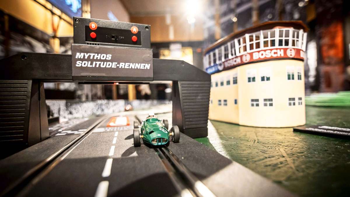 Ausstellung „Mythos Solitude-Rennen“: Drehen    im Schloss bald Modellautos  ihre Runden?