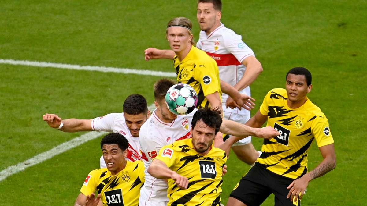 VfB Stuttgart gegen Borussia Dortmund: VfB muss sich mit 2:3 geschlagen geben