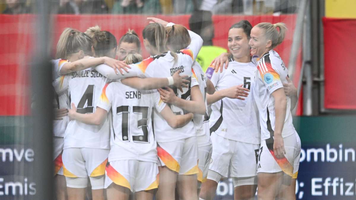 EM-Qualifikation: DFB-Frauen zeigen anderes Gesicht: 3:1 gegen Island