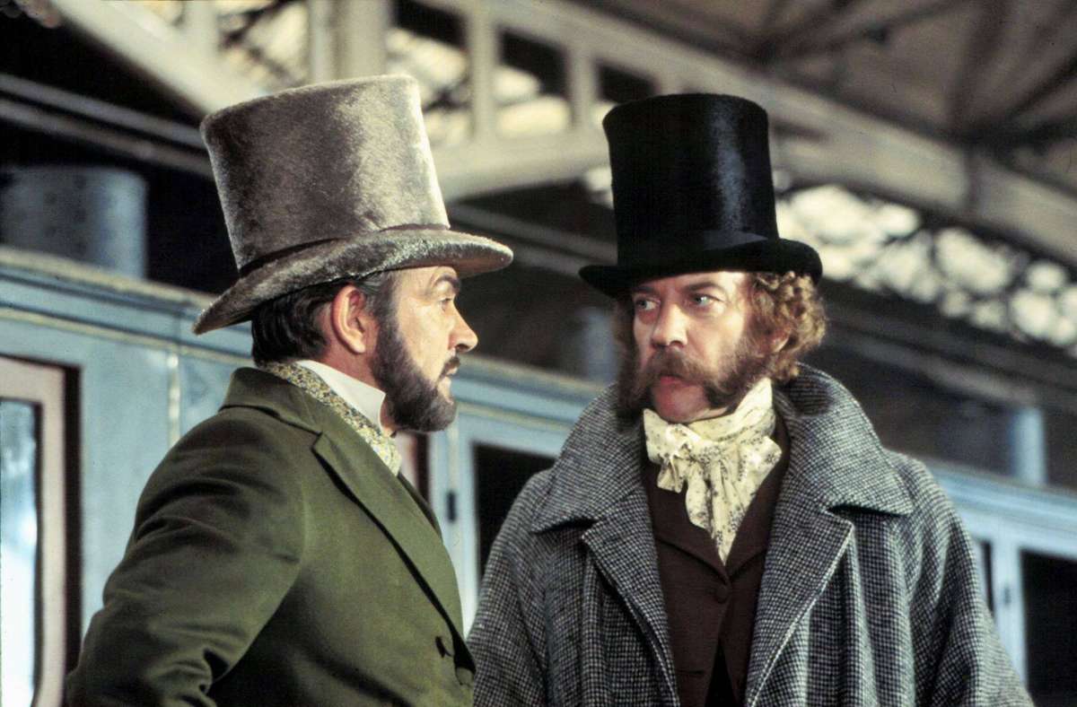 „Der große Eisenbahnraub“ (1979): Sean Connery und Donald Sutherland