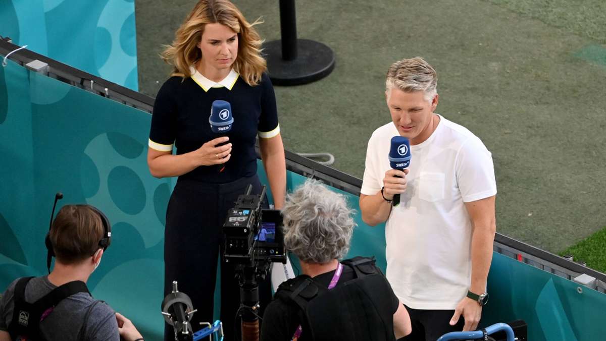 Jessy Wellmer bei der EM 2021: Das sagt die ARD-Moderatorin zur Kritik an Schweinsteiger