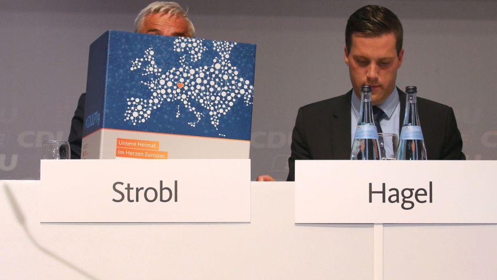 Strobl erneut CDU-Landeschef: Machtfrage bleibt unentschieden