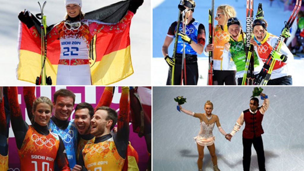  Zuerst durften sich in Sotschi die Amerikaner mit Snowboarder Sage Kotsenburg über Gold freuen, am zweiten Wettkampftag dann holte Rodler Felix Loch das erste Edelmetall für Deutschland - hier alle deutschen Medaillengewinner bei den Olympischen Winterspielen im Überblick. 