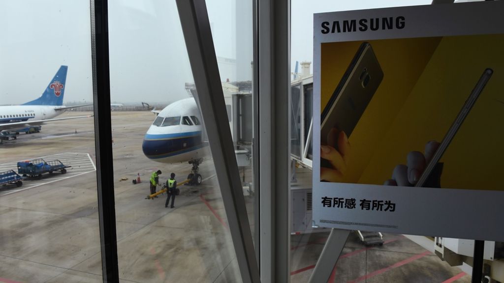 Galaxy Note 7: Flugzeug wegen brennendem Smartphone geräumt