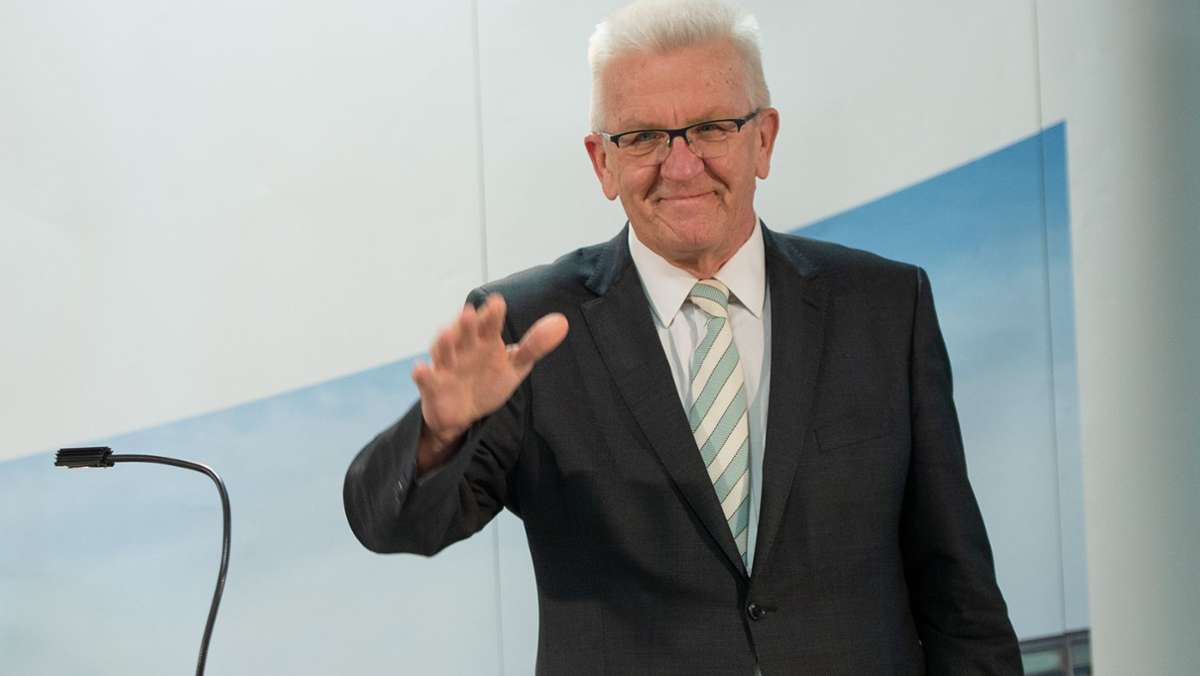 Baden-Württembergs Ministerpräsident: Winfried Kretschmann lässt sich impfen
