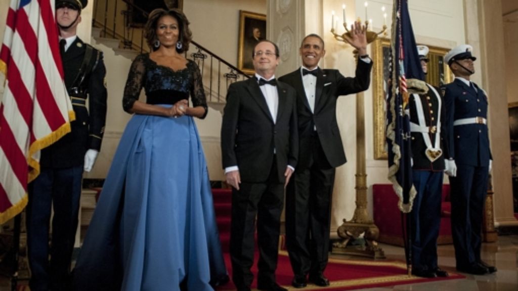 Obamas empfangen Hollande: Eine große Sause für den Single-Präsidenten