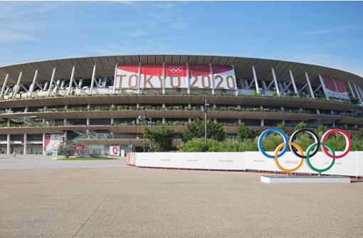 Im Olympiastadion von Tokio wird die  Eröffnungsfeier stattfinden. Foto: dpa/Michael Kappeler