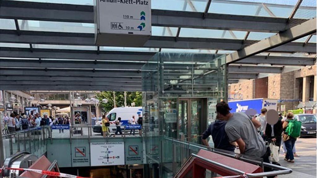 Vorfall in Stuttgart-Mitte: Klettpassage wegen verdächtigen Pakets kurzzeitig gesperrt