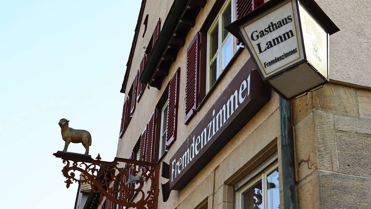 Gasthaus Lamm in Waldenbuch: Das Traditionsgasthaus steht zum Verkauf