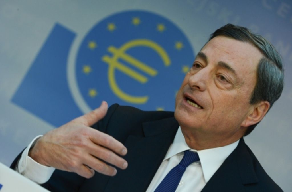 EZB-Präsident Draghi behält seine Zinspolitik bei. Wie lange noch? Foto: dpa