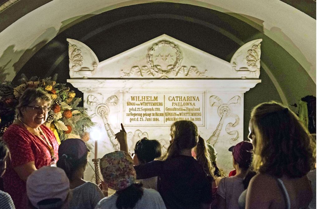 Das Grab von Katharina und Wilhelm I. lockt noch immer viele Besucher an.