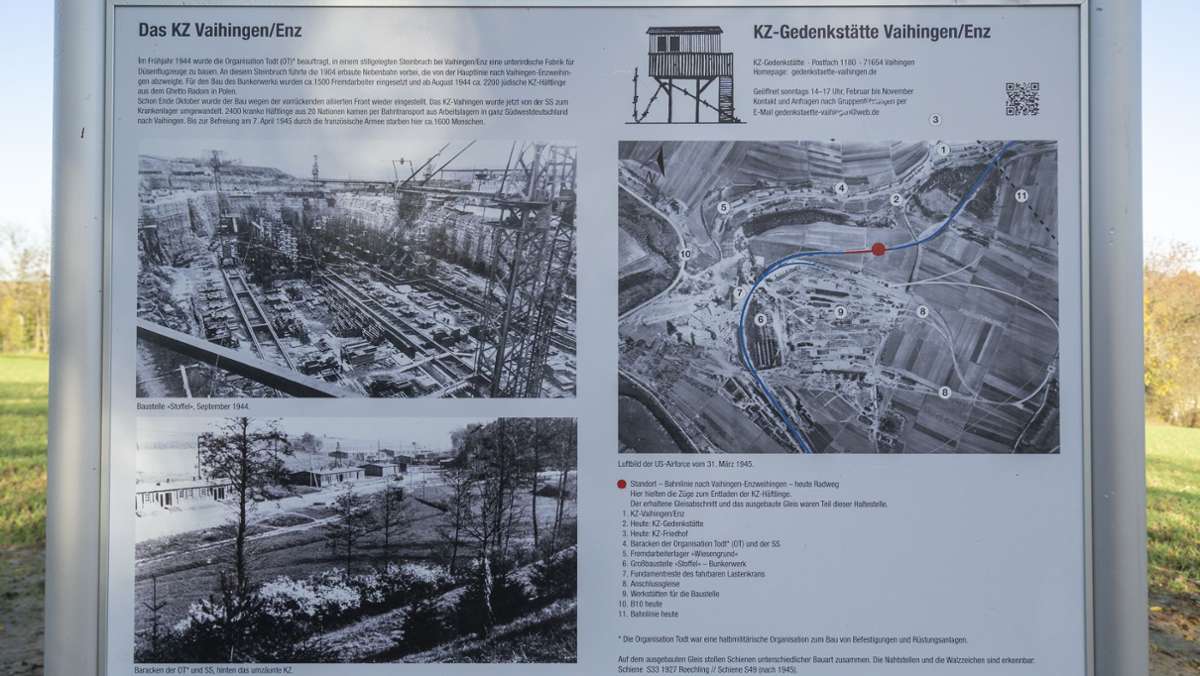 Staatsschutz ermittelt: KZ-Gedenkstätte: Infotafel ruiniert