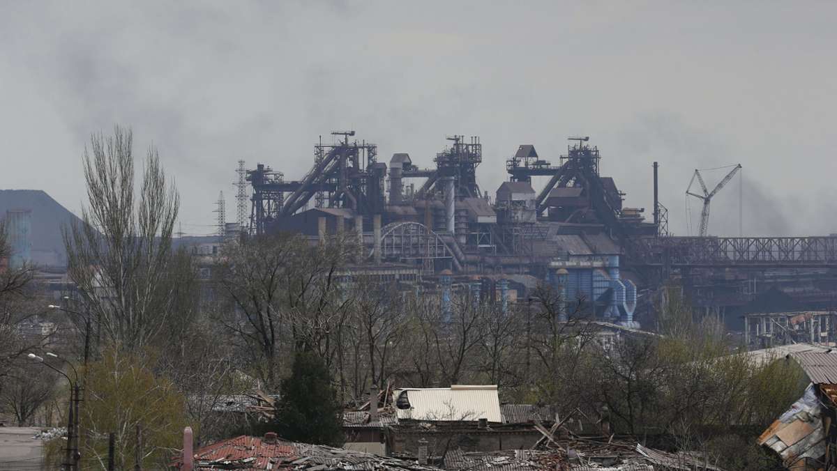 Mariupol in der Ukraine: Moskau kündigt Feuerpause um Asow-Stahlwerk an