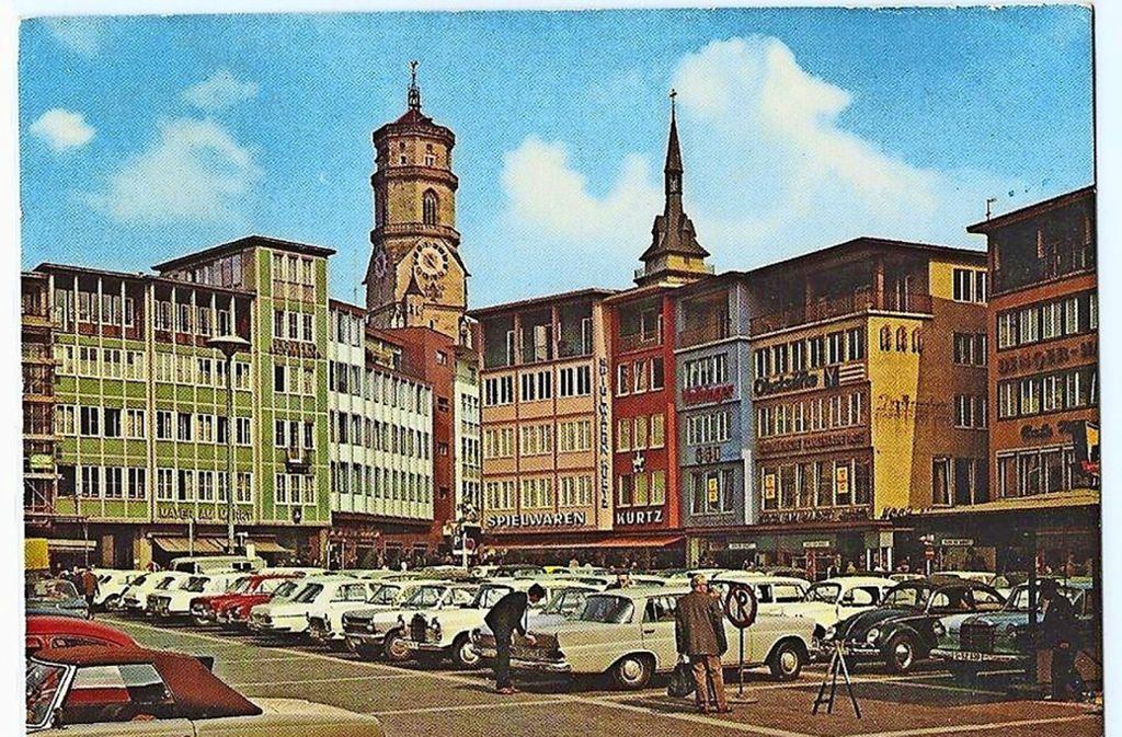 Der Marktplatz in den 70er Jahren