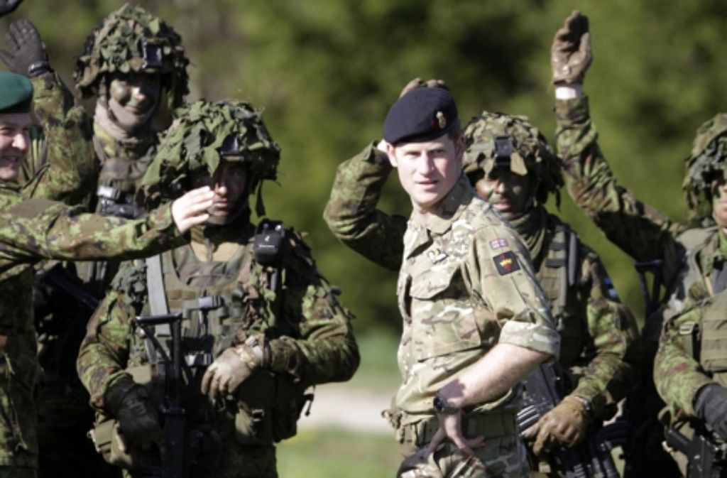 Prinz Harry zieht sich offenbar vom Militär zurück.  Foto: EPA