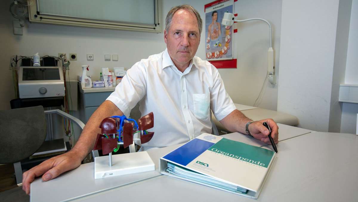 Professor Ludger Staib vom Klinikum Esslingen: Leber, Herz und Nieren sind knapp