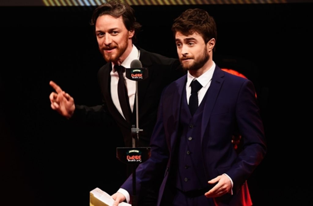 Daniel Radcliffe (rechts) und James McAvoy