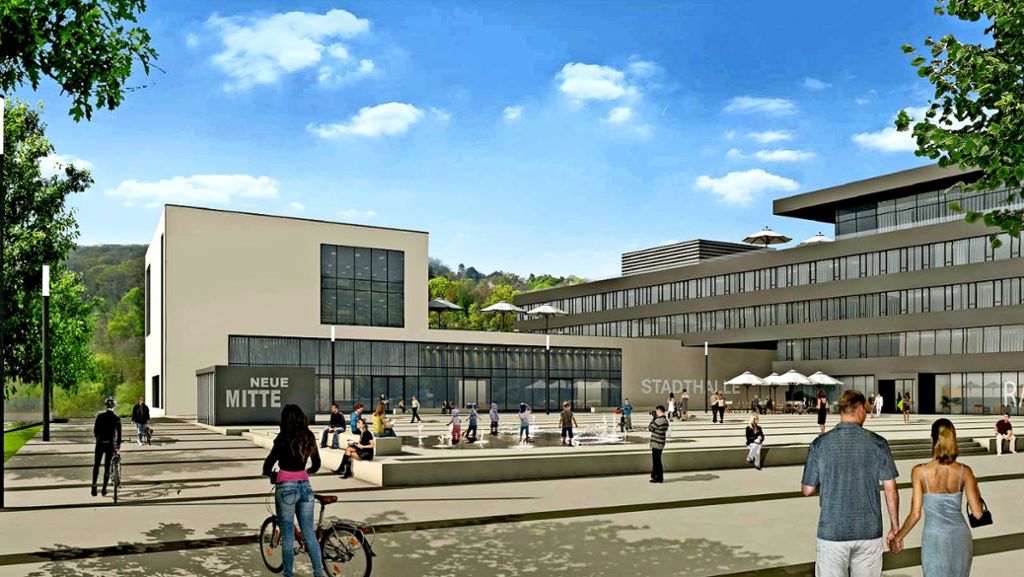 Millionenprojekt Neue Mitte in Remseck: Pläne für Bibliothek stecken fest