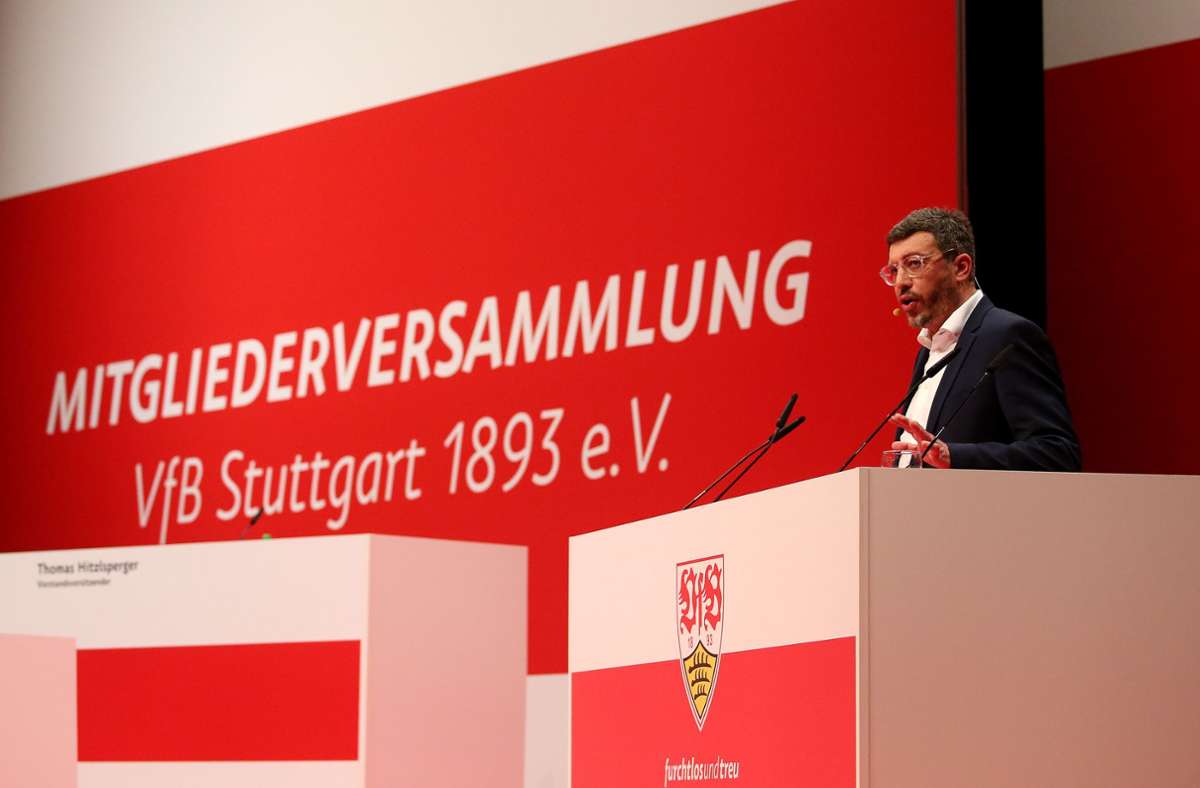 VfB-Präsident Claus Vogt würde sich den Mitgliedern gerne zur Wiederwahl stellen. Foto: Baumann