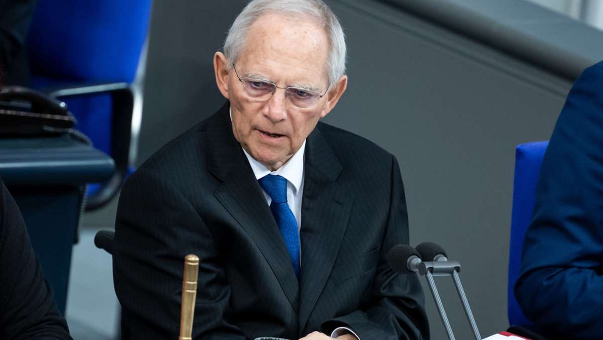 Bundestagswahl 2021: Wolfgang Schäuble tritt noch einmal  an