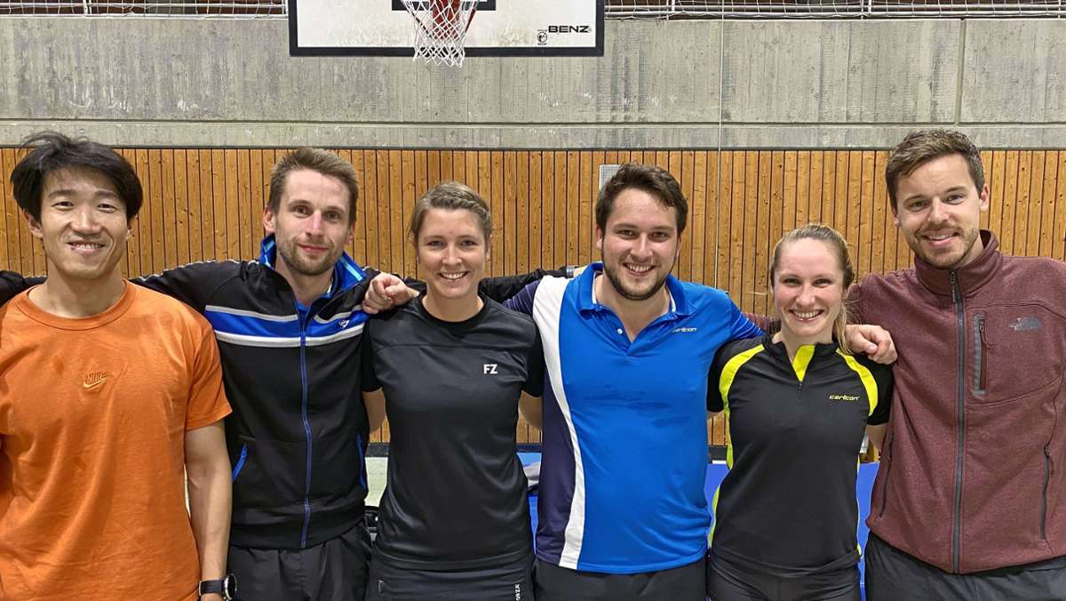 Badminton in Vaihingen: Aufstiegsfete mit Aufstiegsziel
